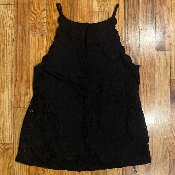 Fortune + Ivy Women's Black Lace Tank Top Size Small - Picture 4 of 4